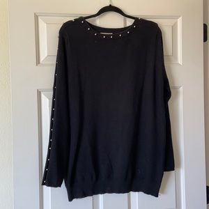 Dreamers Silver Studded Sweater